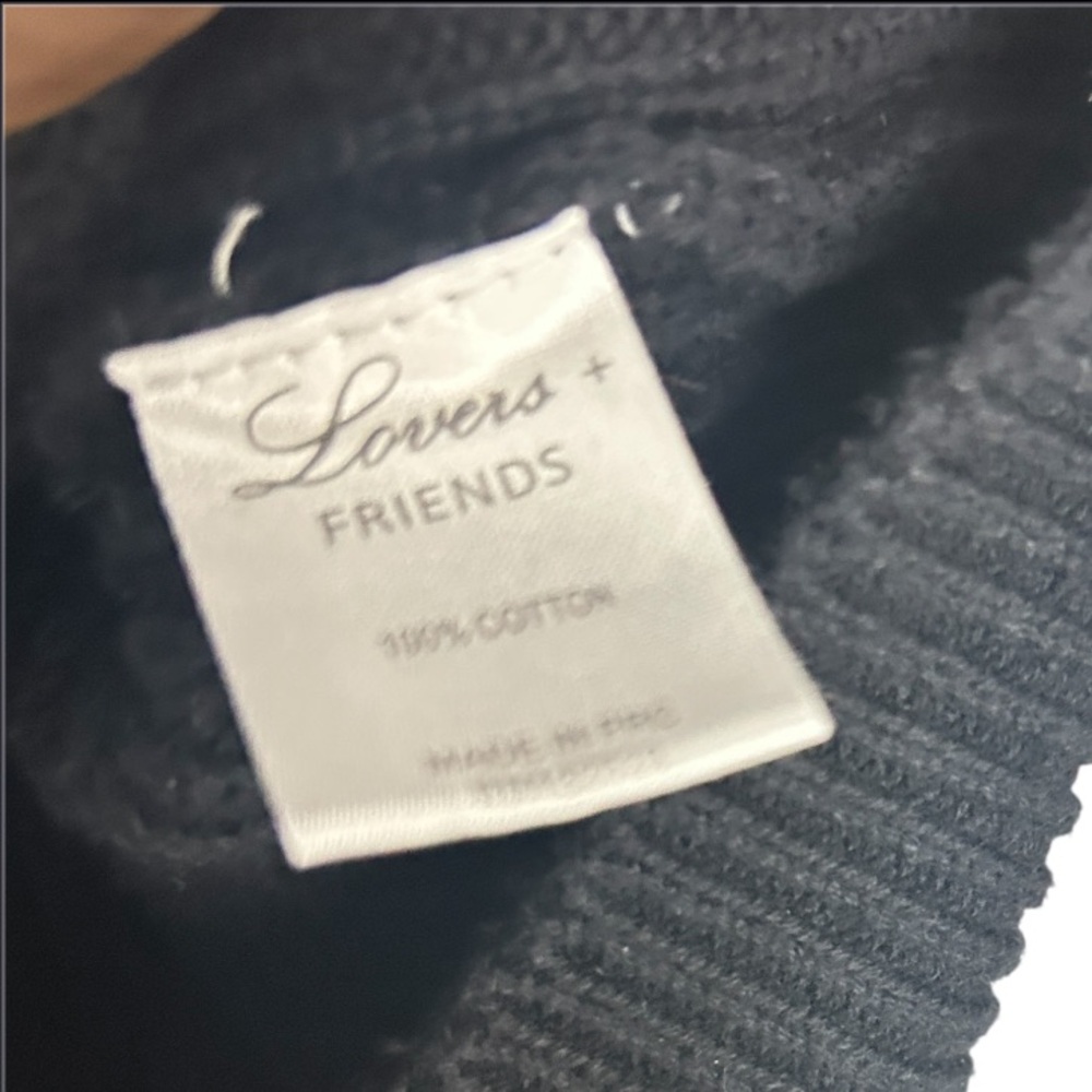 Lovers + Friends Vylete Off The Shoulder Knit Sweater Size M - Picture 6 of 7
